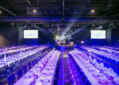 auditorium, stage, catering, EOFY, Gala dinner